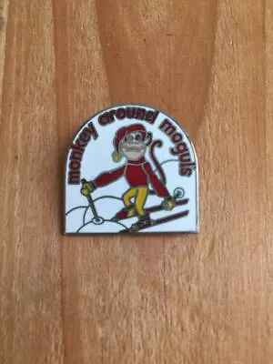 Moguls Skiing Ski Enamel Pin Badge Souvenir Monkey Around Moguls  • $15.99