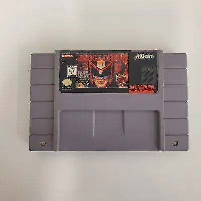 Judge Dredd SNES Game Cart - Authentic And Working • $9.99