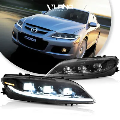 VLAND 2*LED Headlights Fit For Mazda 6 2003-2008 With Sequential Assembly • $308