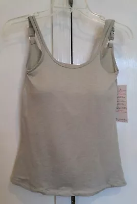 Mastectomy Camisole With Integrated Prosthetics Small W B Cup New Oat NWT • $125