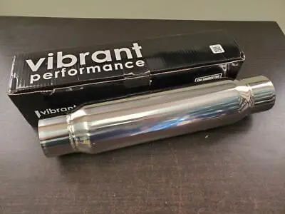 Vibrant Performance 1795 Bottle Style Resonator 3  Inlet/outlet X 18  Long • $113.99