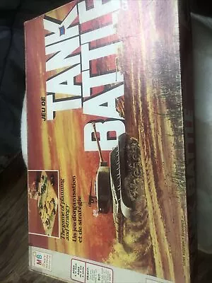 1975 Tank Battle Board Game • MB • Made In USA • Military War Strategy 🎖️🪖 • $10.95