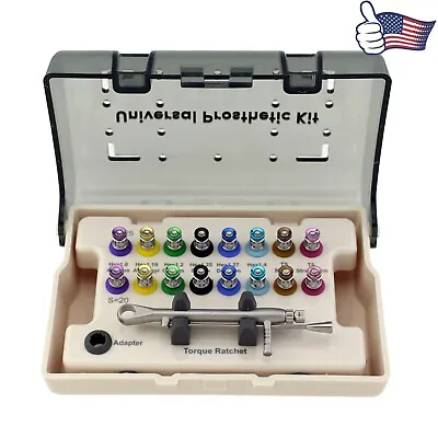 $22.49 • Buy Universal Dental Implant Abutment Torque Wrench Ratchet Hand Drivers DoWell Type