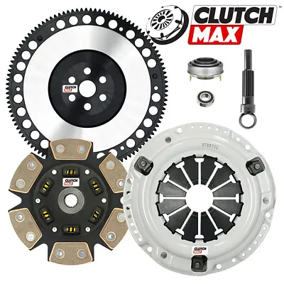 Cm Stage 3 Clutch Kit & 8 Lbs Racing Flywheel For 89-91 Honda Civic Crx D15 D16 • $166.35