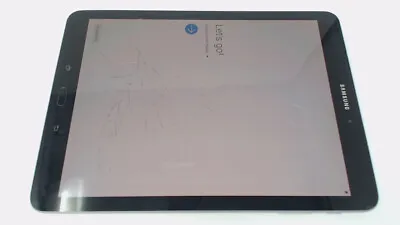 Samsung Galaxy Tab S3 9.7  Tablet SM-T820 32GB Wifi CRACKED GLAS/BURN/BENT • $38.59