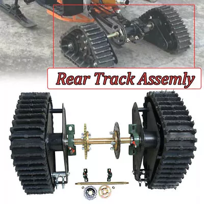ATV Rear Wheel Buggy Snow Tracks Sand Snowmobile Tracked Vehicle Track Assemly! • $265