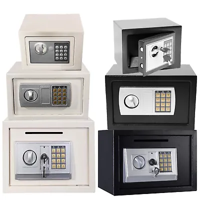 £21.17 • Buy Mini Electronic Password Security Safe Money Cash Deposit Box Office Home Safety