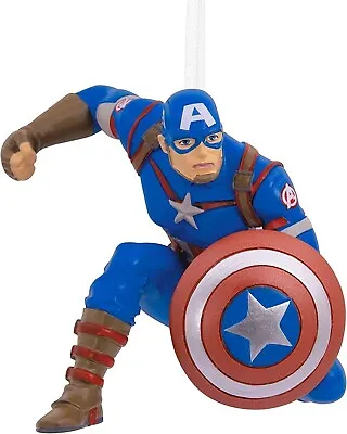 $5.79 • Buy Captain America Hallmark Christmas Ornament New WITHOUT Box