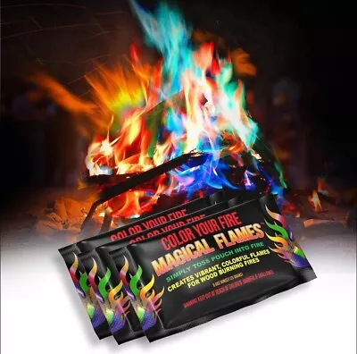 Magical Flames Fire Color Changing Packets For Campfires (9 Pck) • $11.04