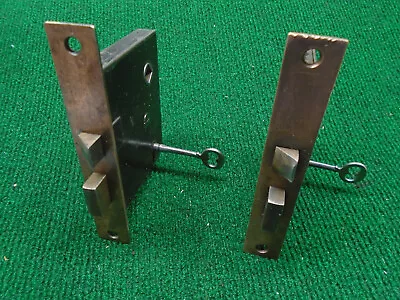 ONE CORBIN MORTISE LOCK With KEY 5 1/4  FACE W/KEY  NICE CLEAN (20055) • $32.95