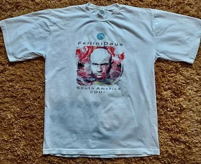 Vintage Marillion Fish Fellini Days South America Tour Shirt 2001 UK Large VGC • £55