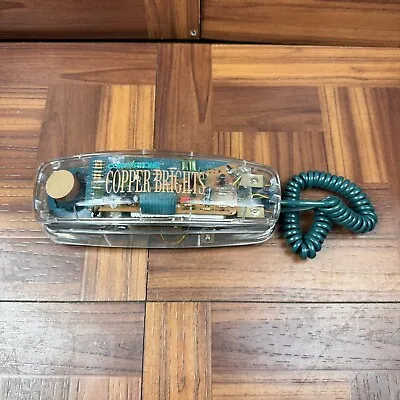 Vintage 90s Conair Copper Brights Phone Clear SW205 • $40