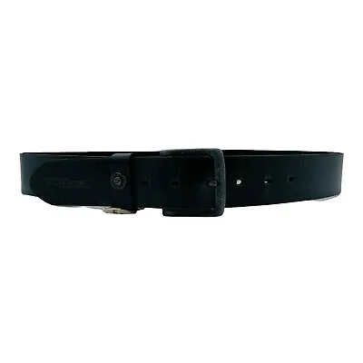 Camel Active Black Leather Belt Size S 80 85 Cm • £24.99