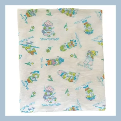 ❤️Vintage Baby Care Nursery Rhyme Receiving Blanket Cotton 28x32❤️ • $11.98