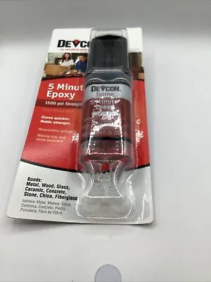 Devcon Clear 5 Minute Epoxy Glue Adhesive 1500 Psi Cures Quick • $4.49