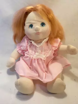 Vintage MY CHILD Doll RED Hair Aqua BLUE Eyes 1985 MATTEL • $40