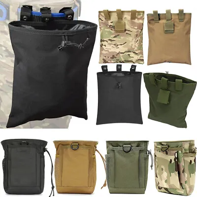 EDC Molle Pouch Accessory Utility Cartridge Bag Molle Tactical Drop Dump Pouch • $10.99