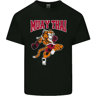 Muay Thai Tiger MMA Mixed Martial Arts Mens Cotton T-Shirt Tee Top • £11.75