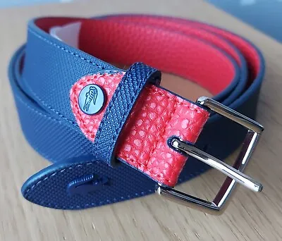 Lacoste Reversible Womens Navy/Red Belt • £37.95