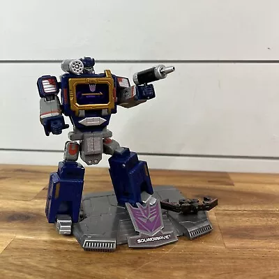 Hasbro Titanium Series Transformers 6 Cyber Hero Soundwave Figure **READ • $34.90