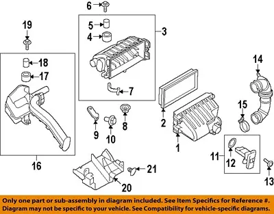 MITSUBISHI OEM Mirage Air Cleaner Intake-Air Cleaner Body Insulator 1500A401 • $7.93