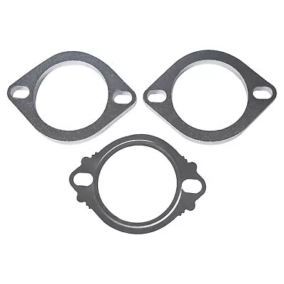 3  Exhaust System Catback Pipe Downpipe Flange Kit + Gasket 2-Bolt 76.2mm • $29.99