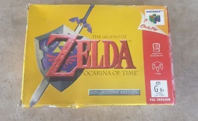 The Legend Of Zelda Ocarina Of Time. Gold Edition Nintendo 64 • $230