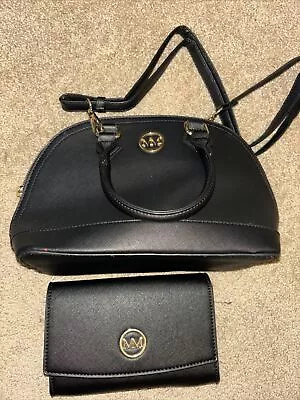 Lot Of 2 Marilyn Monroe Black Clutch Purse W/Gold Chain And Some Satchel • $45
