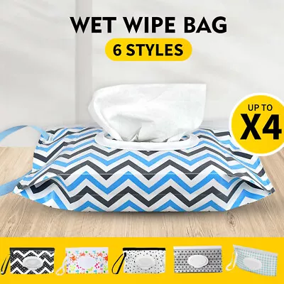 Dispenser Travel Wet Wipe Bag Pouch Baby Care Portable Tissue Case Holder Box • $4.89