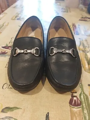 Charles Clinkard Loafers Shoes Made In Italy Leather Rrp £69.99 Black  • £9.99