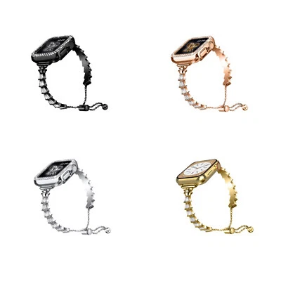 $21.99 • Buy Bling Diamond IWatch Band Wrist Strap For Apple Watch Series 8 7 6 5 4 3 2 SE 49