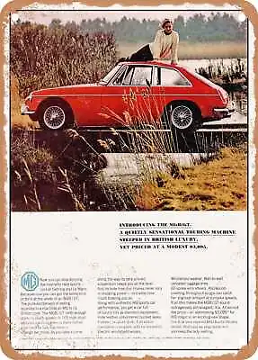 METAL SIGN - 1966 MG MGB GT Vintage Ad • $21.95