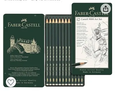 Faber-Castell 12 Castel 9000 Art Set • $19.95