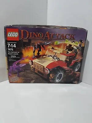 £52.50 • Buy Lego 7475 Dino Attack Fire Hammer Vs. Mutant Lizards 
