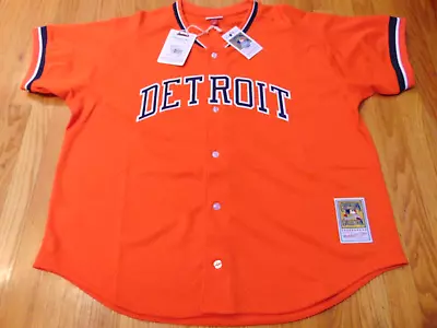 Mitchell & Ness Mlb 1993 Detroit Tigers Kirk Gibson Authentic Bp Jersey 56 3xl • $83.69