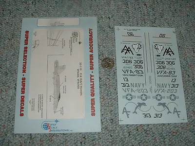 Superscale Decals 1/32 32-115 F/A 18A/C Hornets VFA-83 -203  G63 • $5.99