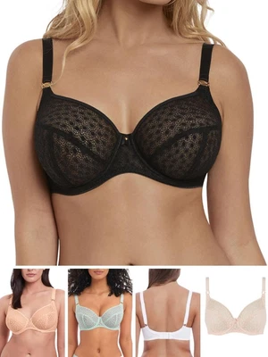 £25.95 • Buy Freya Starlight Bra Side Support GG-K Cup Four Section Cup Bras Lingerie