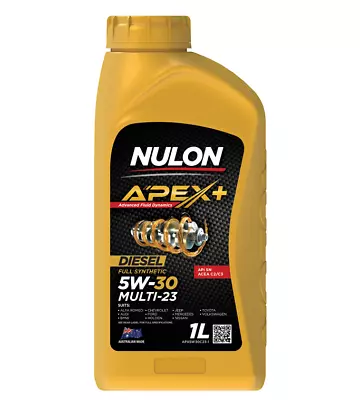 Nulon Apex+ 1 Litre Full Synthetic 5w-30 Multi-23 Engine Oil • $43