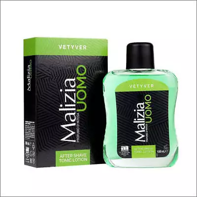 Malizia Uomo Vetyver After Shave Tonic Lotion 100ml • $9.95