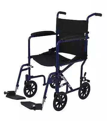 Medline Basic Aluminum Transport Chair With 8  Wheels • $170.95