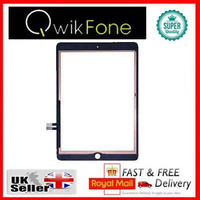 For IPad 6th Gen 9.7  2018 Black Touch Screen Replacement Digitizer A1893 A1954 • £12.50