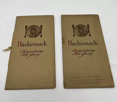 $39 • Buy Hackensack New Jersey Bergen County Small Informational Booklets (2) C. 1910