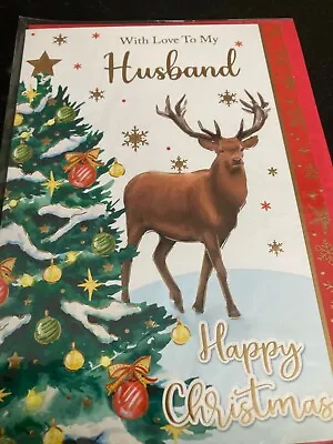 Husband Christmas Card. • £1.59