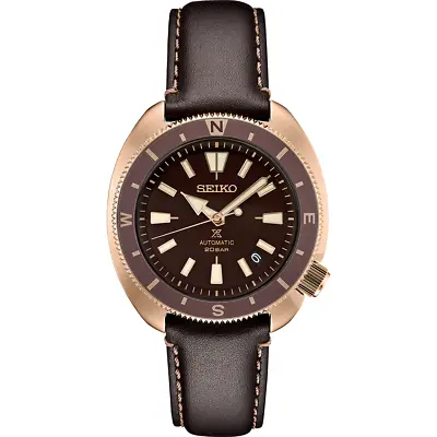 New Seiko Prospex 200M Padi Divers Leather Strap Men's Watch SRPG18 • $599.94