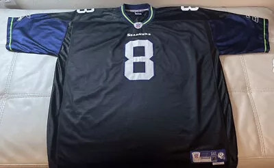 Sewn Reebok Seattle Seahawk Matt Hasselbeck Pro Cut Jersey Size 3XL RARE ERROR • $92.94