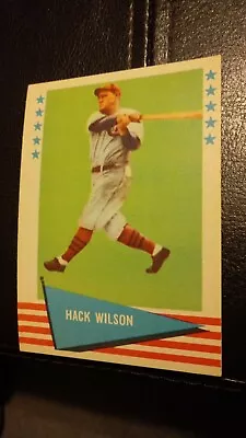 1961 Fleer Baseball Greats Baseball #87 Hack Wilson Very Good - Excellent Cond • $5.99