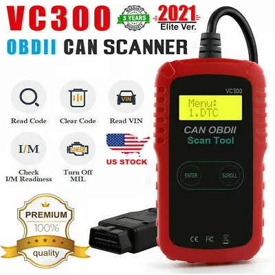 Automotive OBDII Code Reader OBD2 Scanner Car Check Engine Fault Diagnostic Tool • $14.99