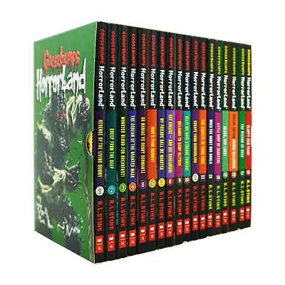 Goosebumps HorrorLand Series Collection 18 Books Box Set- Ages 8-12 - Paperback • £18.99