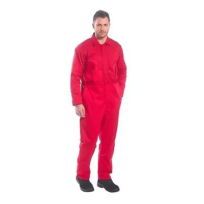 Portwest C813 Liverpool Lightweight Safety Coverall 2 Way Zipper • $49.21