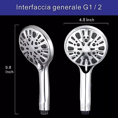 9 Settings High-Pressure Filtered Handheld Shower Head RRP £25 • £1.99